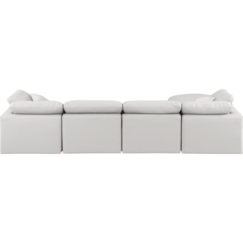 Diamond Modern Furniture Meridian Sectionals Stationary 146Cream-Sec5A IMAGE 3