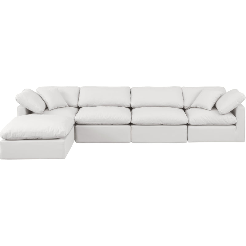 Diamond Modern Furniture Meridian Sectionals Stationary 146Cream-Sec5A IMAGE 4