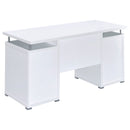 Tracy 55-inch 2-drawer Office Computer Desk Cappuccino