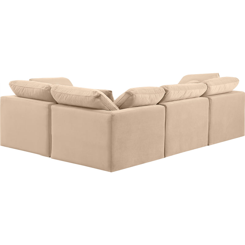 Diamond Modern Furniture Meridian Sectionals Stationary 147Beige-Sec4C IMAGE 3