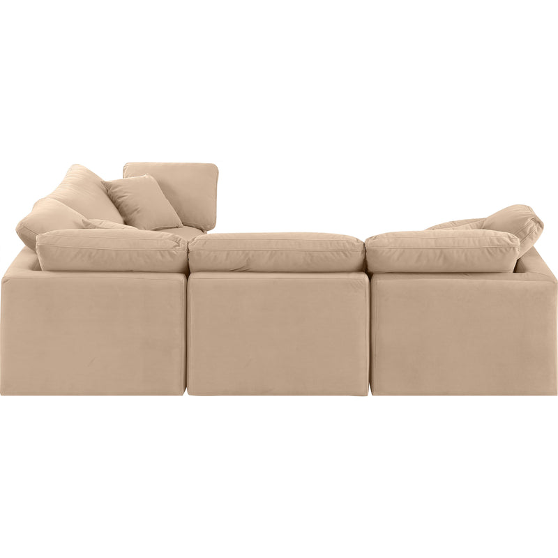 Diamond Modern Furniture Meridian Sectionals Stationary 147Beige-Sec4C IMAGE 5