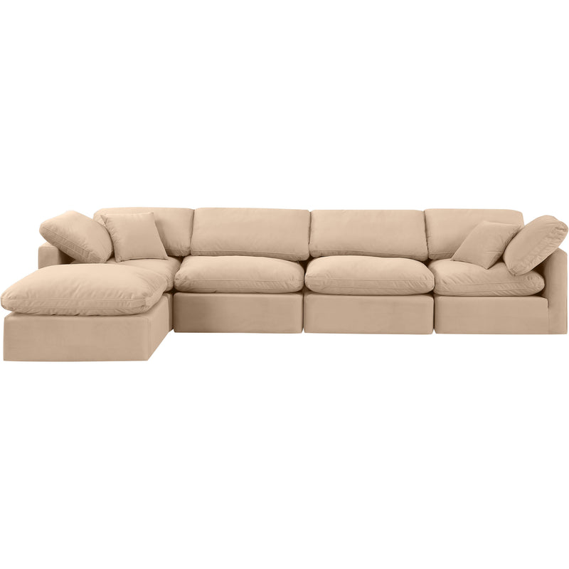 Diamond Modern Furniture Meridian Sectionals Stationary 147Beige-Sec5A IMAGE 4