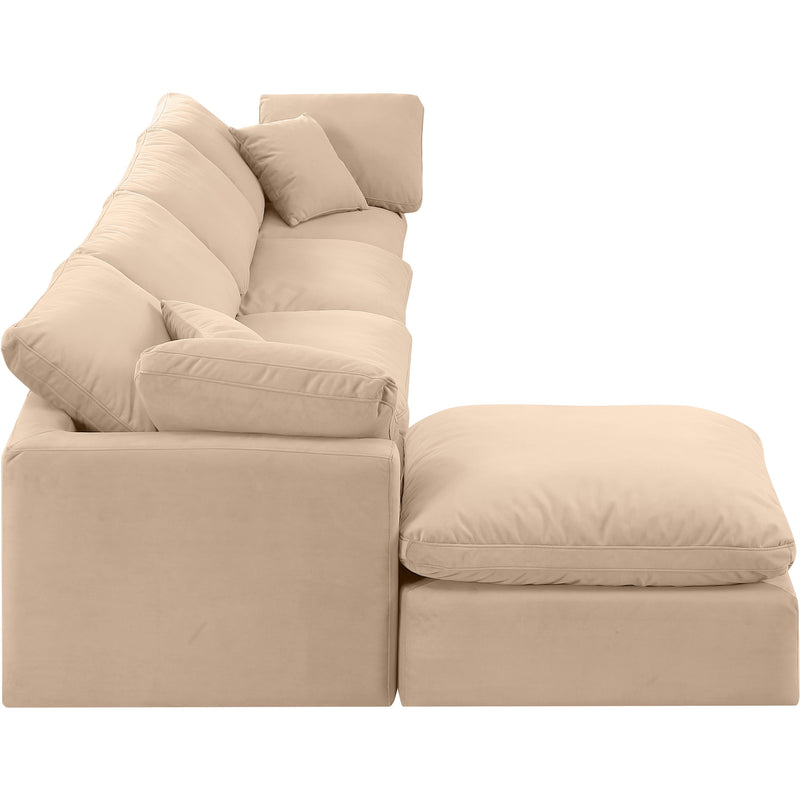 Diamond Modern Furniture Meridian Sectionals Stationary 147Beige-Sec5A IMAGE 5