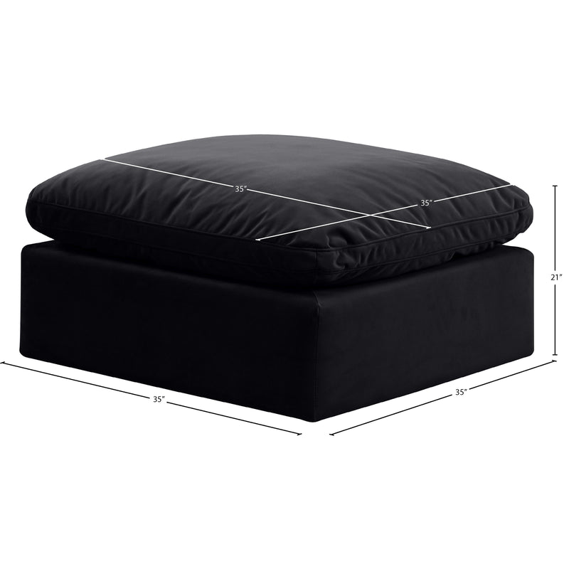 Diamond Modern Furniture Meridian Ottomans Ottomans 147Black-Ott IMAGE 6