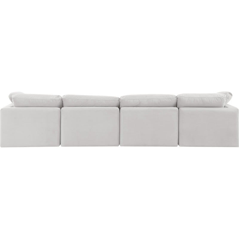 Diamond Modern Furniture Meridian Sofas Stationary 147Cream-S140 IMAGE 3