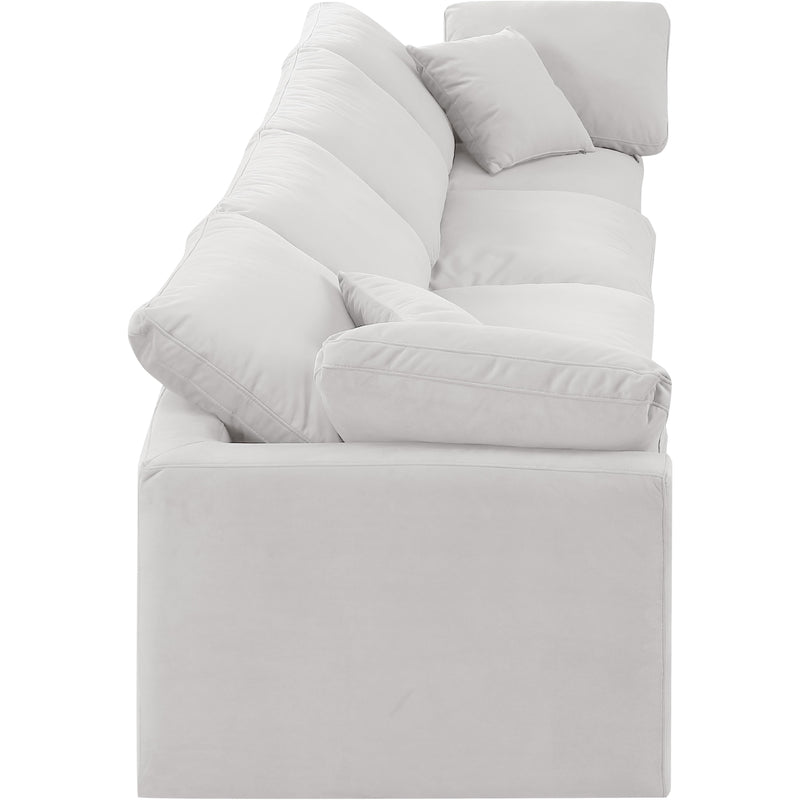 Diamond Modern Furniture Meridian Sofas Stationary 147Cream-S140 IMAGE 5