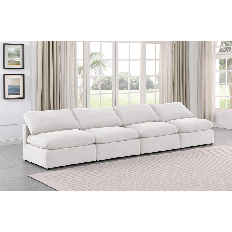 Diamond Modern Furniture Meridian Sofas Stationary 147Cream-S4 IMAGE 2
