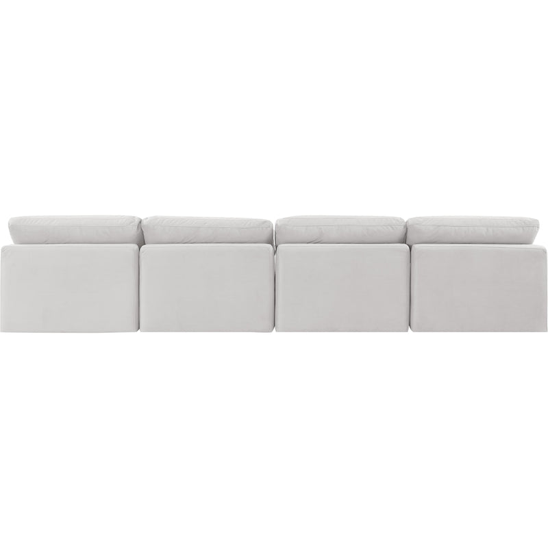 Diamond Modern Furniture Meridian Sofas Stationary 147Cream-S4 IMAGE 3
