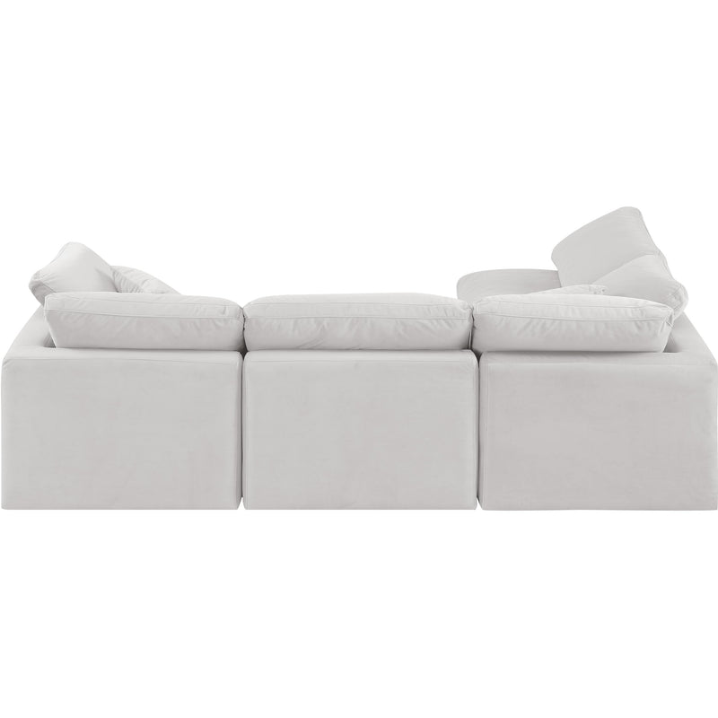 Diamond Modern Furniture Meridian Sectionals Stationary 147Cream-Sec4B IMAGE 3
