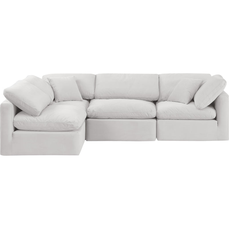 Diamond Modern Furniture Meridian Sectionals Stationary 147Cream-Sec4B IMAGE 4