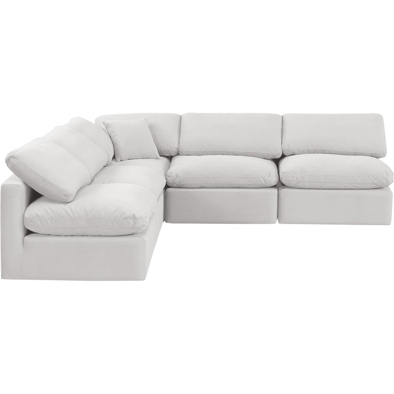 Diamond Modern Furniture Meridian Sectionals Stationary 147Cream-Sec5B IMAGE 4