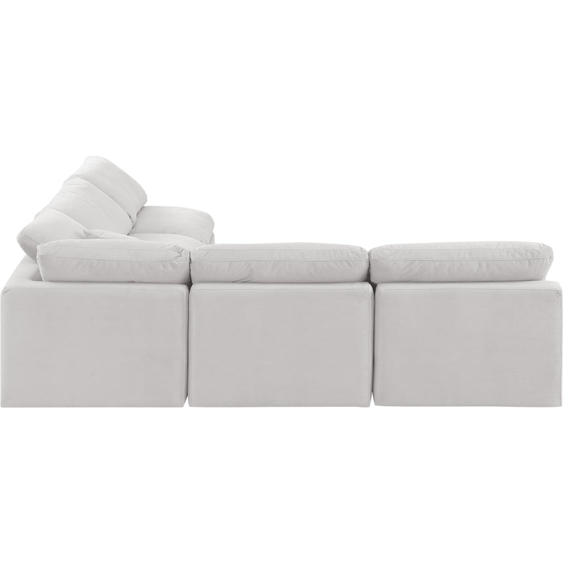 Diamond Modern Furniture Meridian Sectionals Stationary 147Cream-Sec5B IMAGE 5