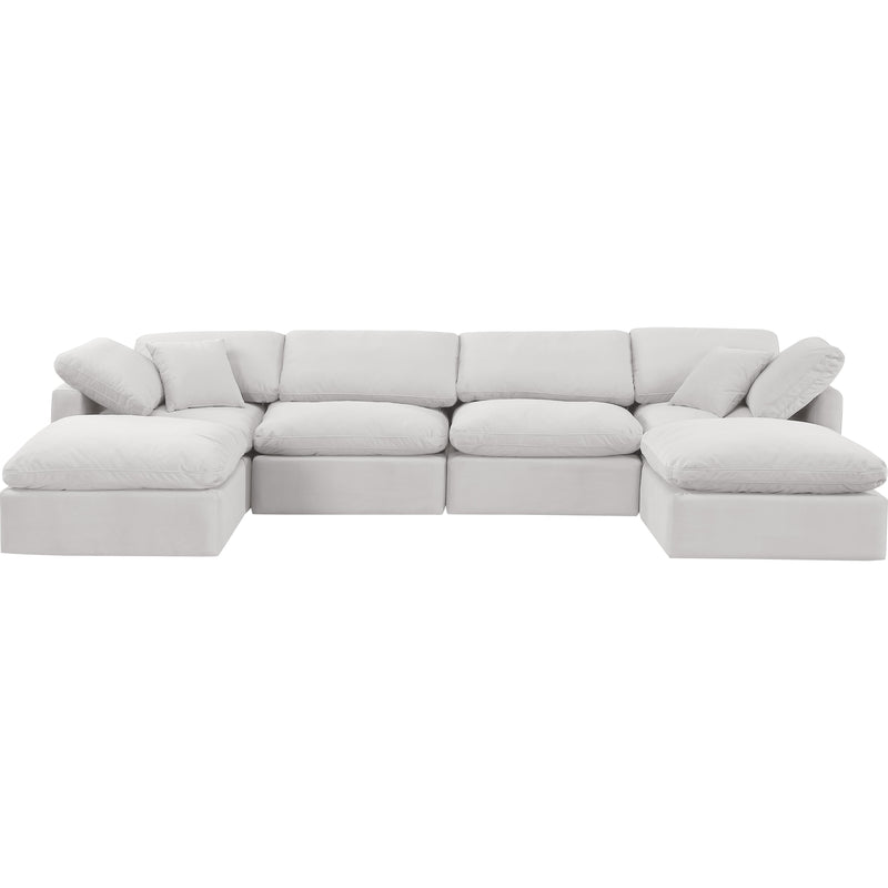 Diamond Modern Furniture Meridian Sectionals Stationary 147Cream-Sec6B IMAGE 4