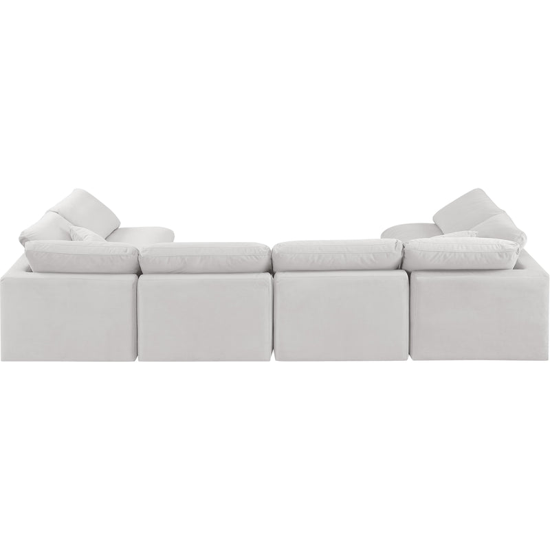 Diamond Modern Furniture Meridian Sectionals Stationary 147Cream-Sec6D IMAGE 3