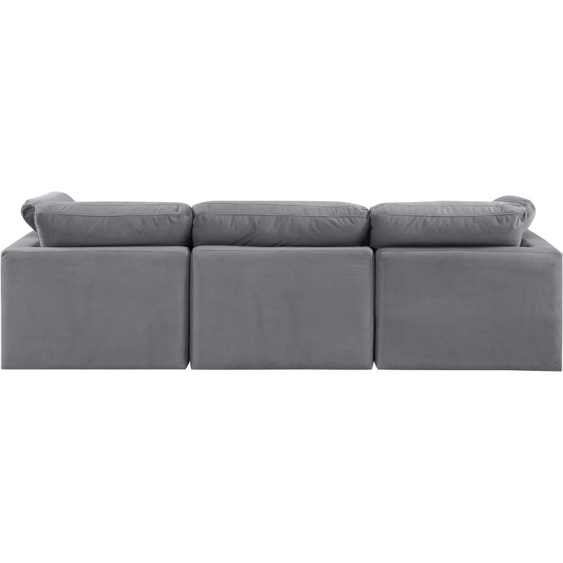 Diamond Modern Furniture Meridian Sofas Stationary 147Grey-S105 IMAGE 3