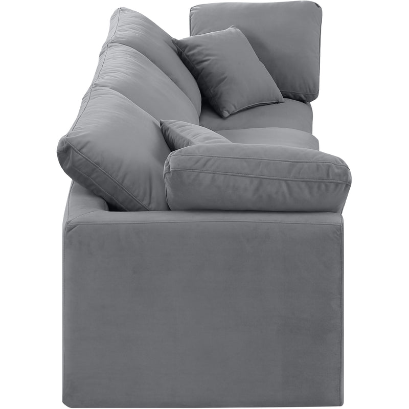 Diamond Modern Furniture Meridian Sofas Stationary 147Grey-S105 IMAGE 5