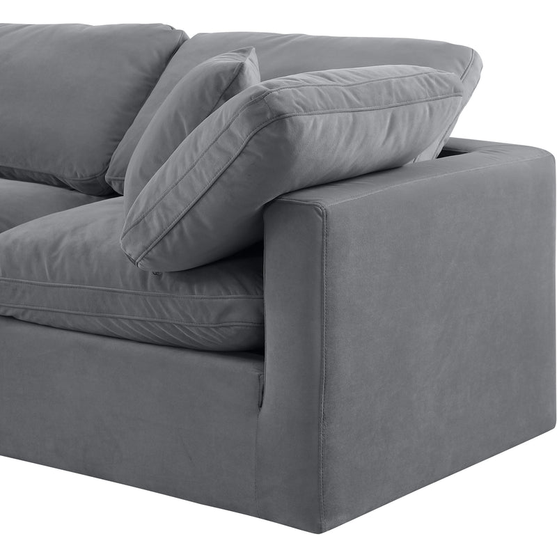 Diamond Modern Furniture Meridian Sofas Stationary 147Grey-S105 IMAGE 6