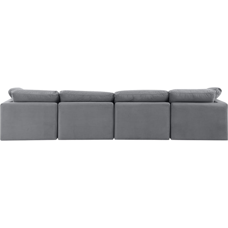 Diamond Modern Furniture Meridian Sofas Stationary 147Grey-S140 IMAGE 3