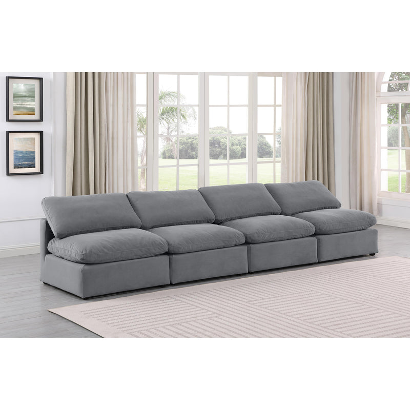Diamond Modern Furniture Meridian Sofas Stationary 147Grey-S4 IMAGE 2
