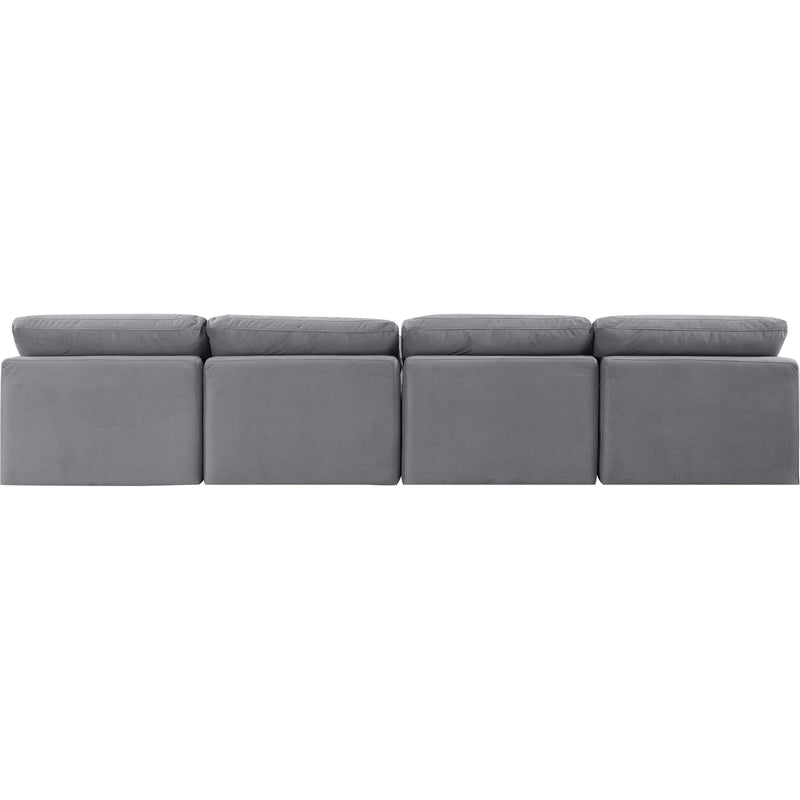 Diamond Modern Furniture Meridian Sofas Stationary 147Grey-S4 IMAGE 3
