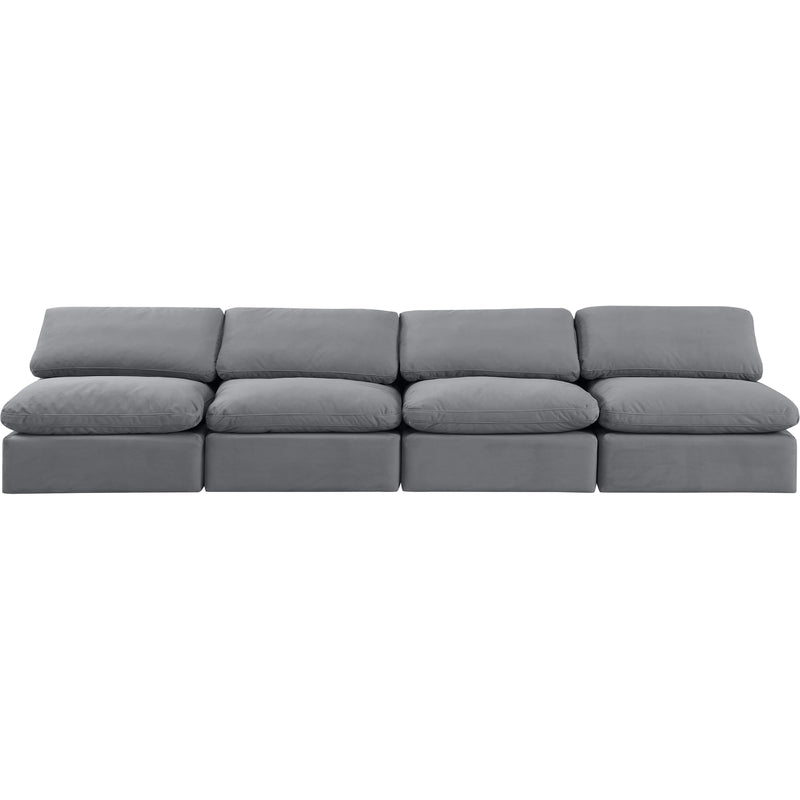 Diamond Modern Furniture Meridian Sofas Stationary 147Grey-S4 IMAGE 4