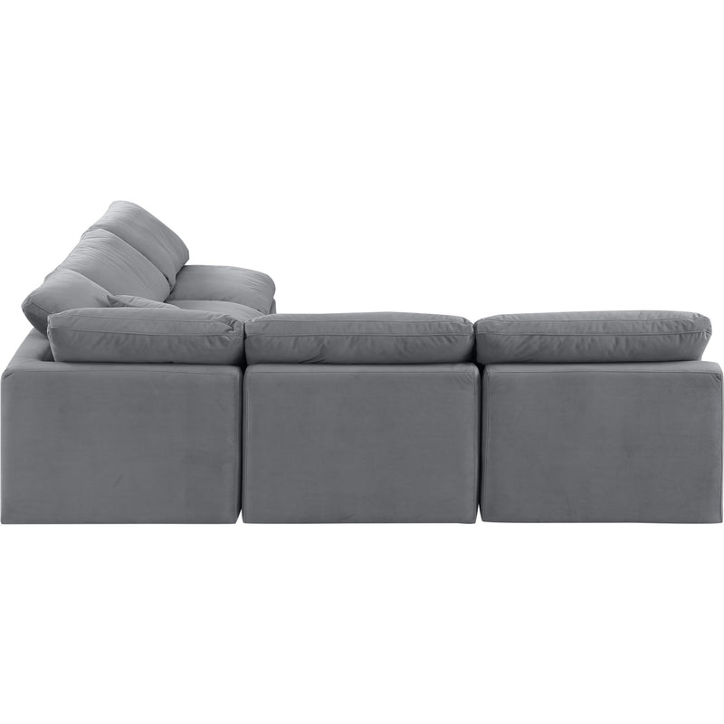 Diamond Modern Furniture Meridian Sectionals Stationary 147Grey-Sec5B IMAGE 5