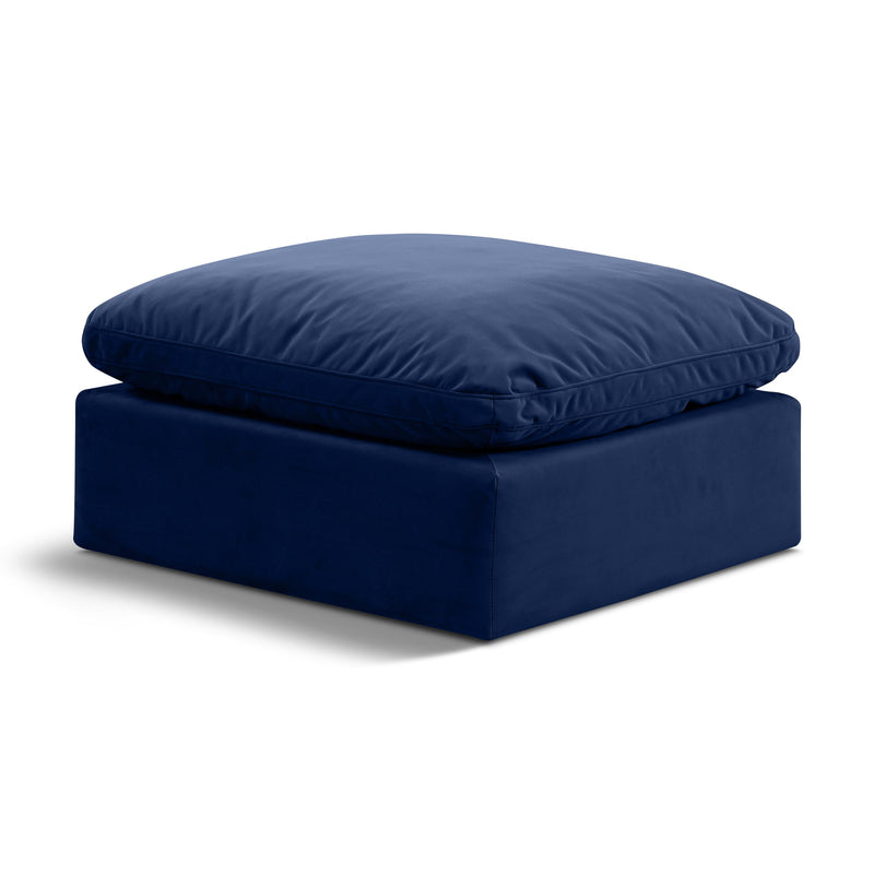 Diamond Modern Furniture Meridian Ottomans Ottomans 147Navy-Ott IMAGE 1