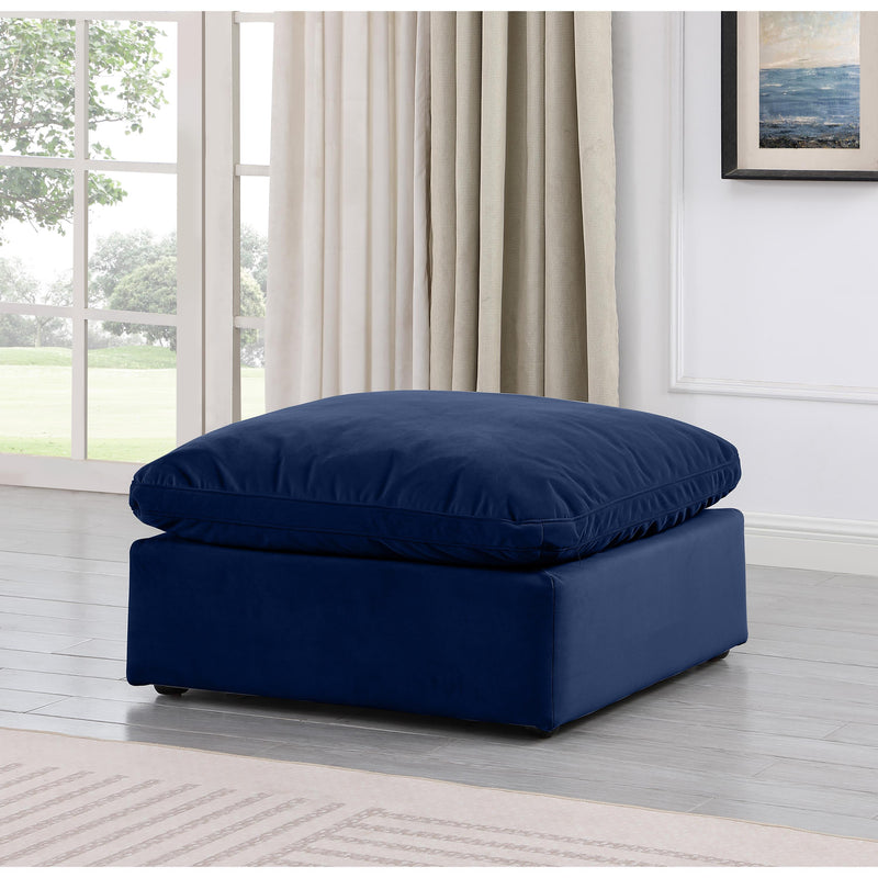 Diamond Modern Furniture Meridian Ottomans Ottomans 147Navy-Ott IMAGE 2