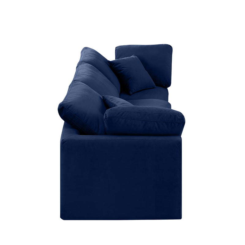 Diamond Modern Furniture Meridian Sofas Stationary 147Navy-S105 IMAGE 5