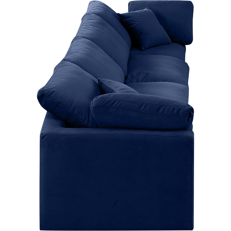Diamond Modern Furniture Meridian Sofas Stationary 147Navy-S140 IMAGE 5