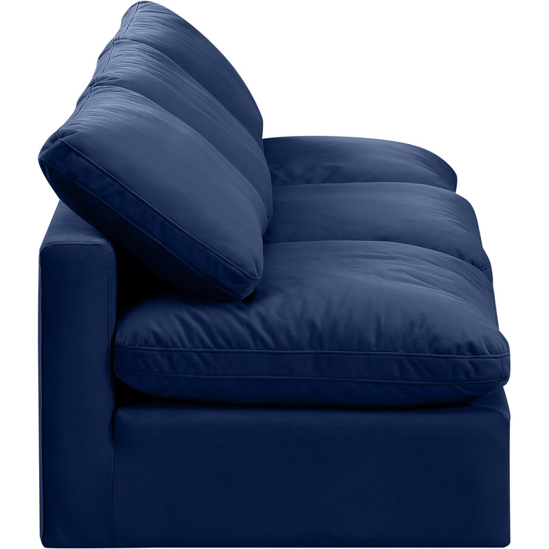 Diamond Modern Furniture Meridian Sofas Stationary 147Navy-S3 IMAGE 5