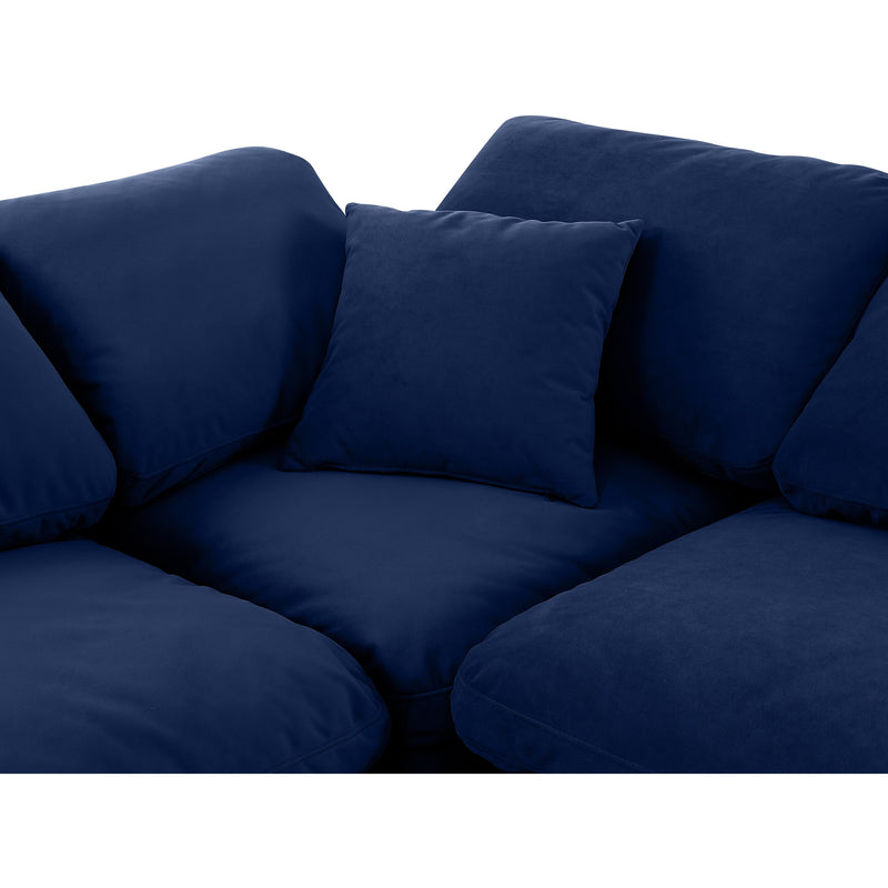 Diamond Modern Furniture Meridian Sectionals Stationary 147Navy-Sec7A IMAGE 7