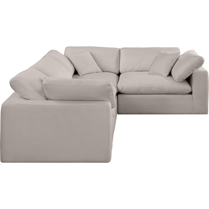 Diamond Modern Furniture Meridian Sectionals Stationary 187Beige-Sec4C IMAGE 4