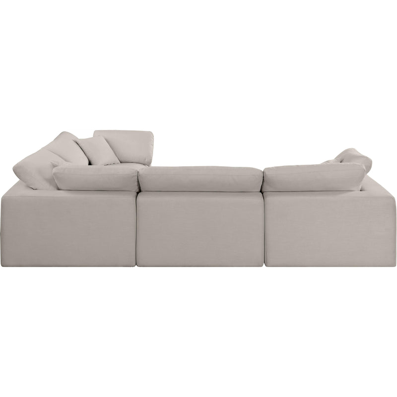 Diamond Modern Furniture Meridian Sectionals Stationary 187Beige-Sec4C IMAGE 5