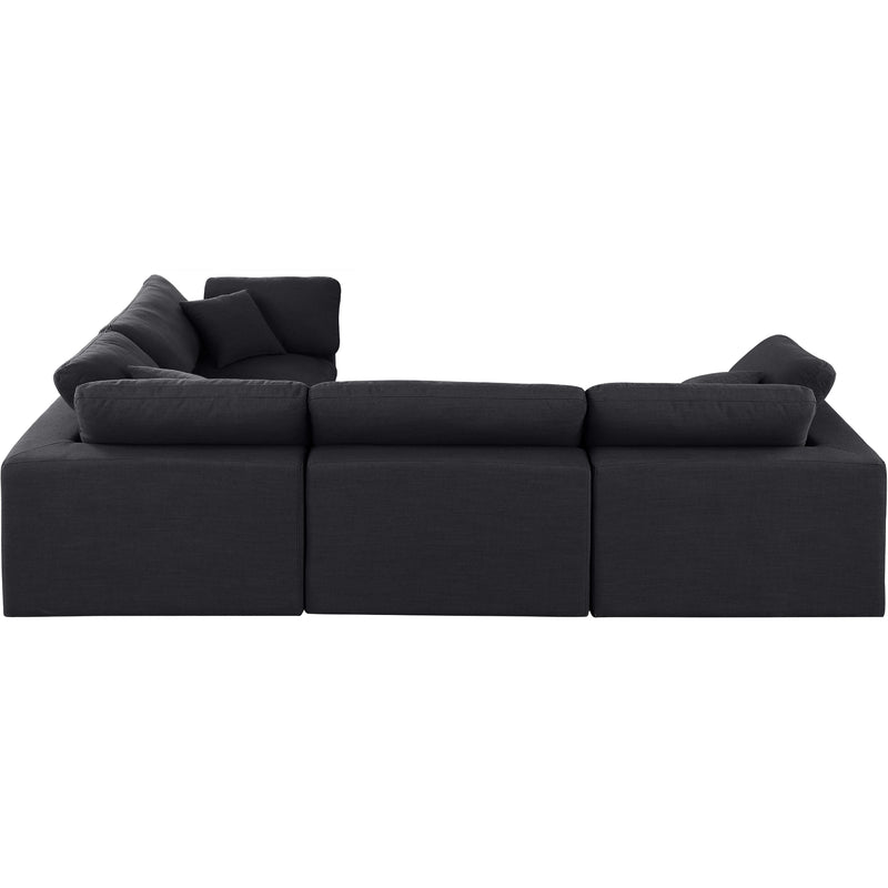 Diamond Modern Furniture Meridian Sectionals Stationary 187Black-Sec4C IMAGE 5