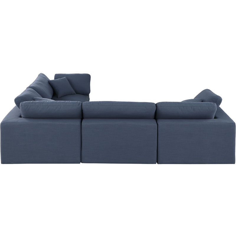 Diamond Modern Furniture Meridian Sectionals Stationary 187Navy-Sec4C IMAGE 5