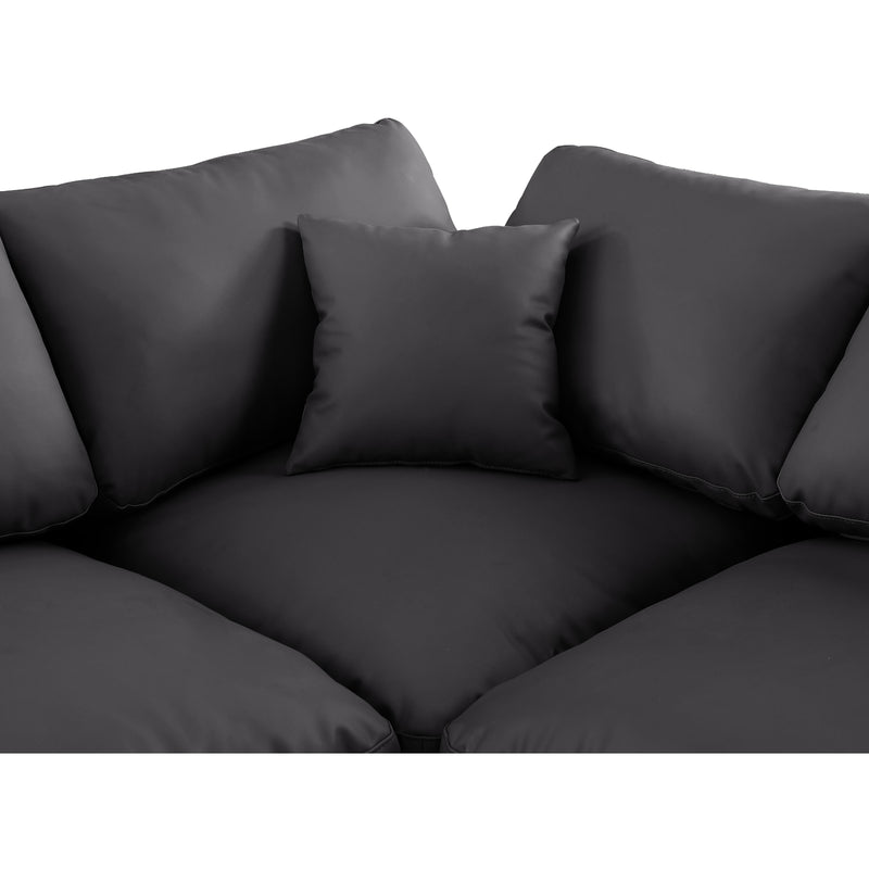 Diamond Modern Furniture Meridian Sectionals Stationary 188Black-Sec4C IMAGE 7