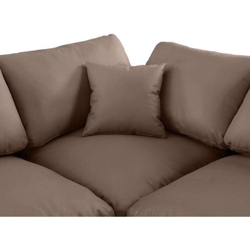 Diamond Modern Furniture Meridian Sectionals Stationary 188Brown-Sec4C IMAGE 7