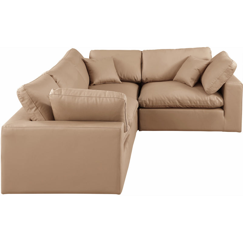 Diamond Modern Furniture Meridian Sectionals Stationary 188Tan-Sec4C IMAGE 4