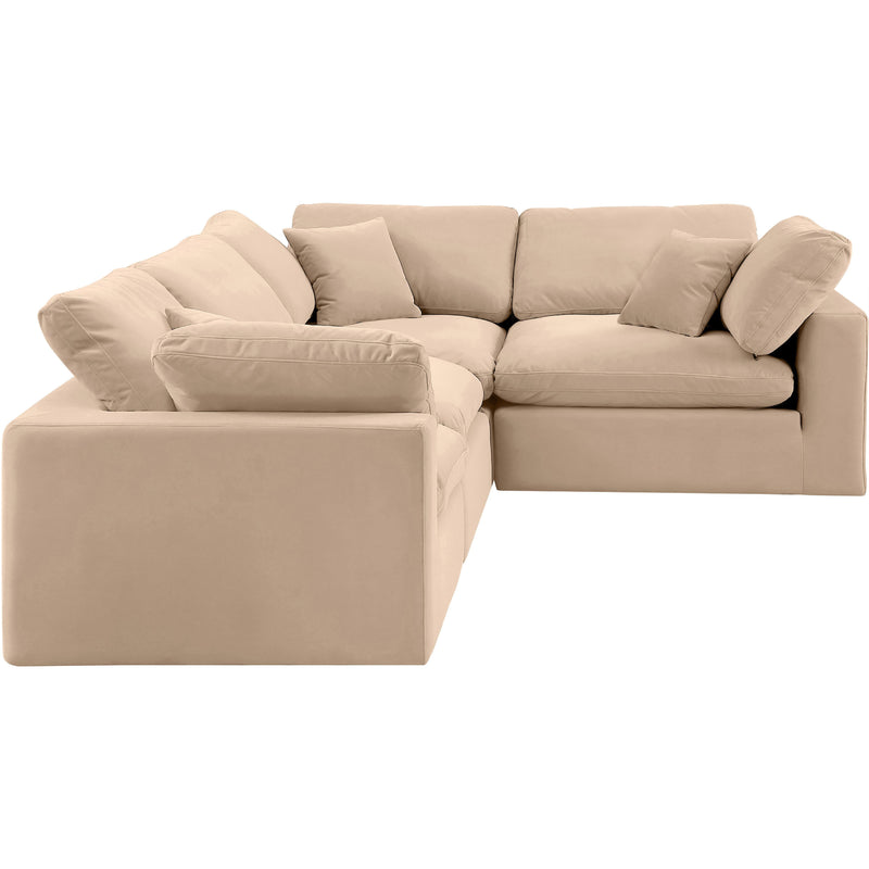 Diamond Modern Furniture Meridian Sectionals Stationary 189Beige-Sec4C IMAGE 5