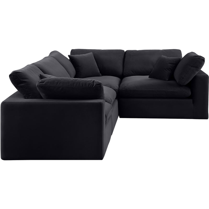 Diamond Modern Furniture Meridian Sectionals Stationary 189Black-Sec4C IMAGE 5