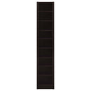 Eliam 71-inch 9-shelf Bookcase Cappuccino