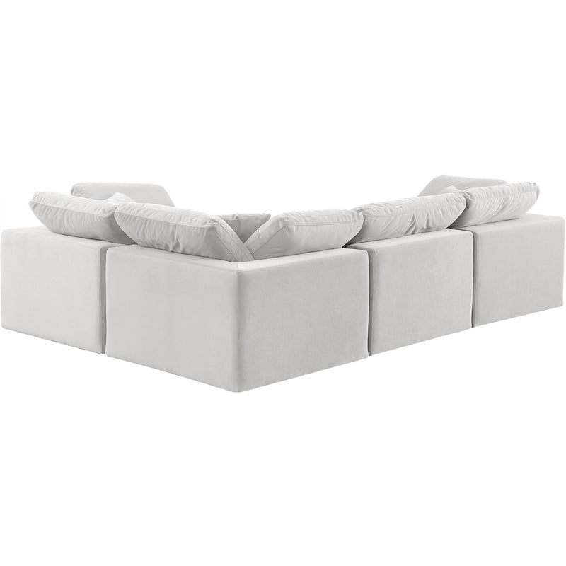 Diamond Modern Furniture Meridian Sectionals Stationary 189Cream-Sec4C IMAGE 3