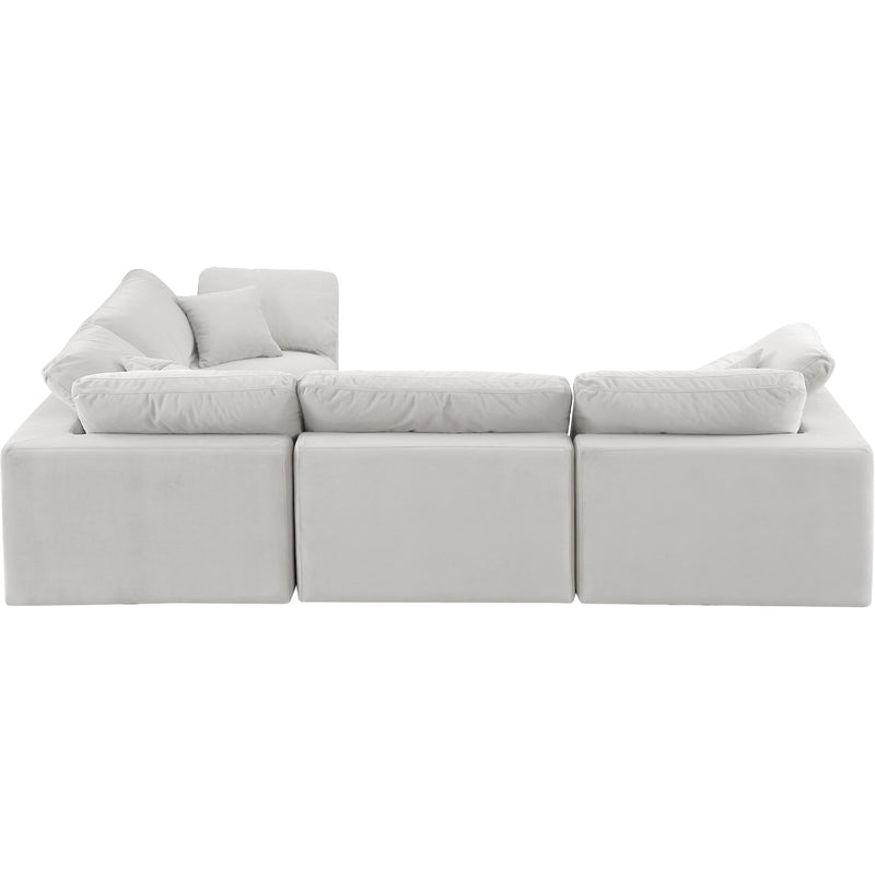 Diamond Modern Furniture Meridian Sectionals Stationary 189Cream-Sec4C IMAGE 4