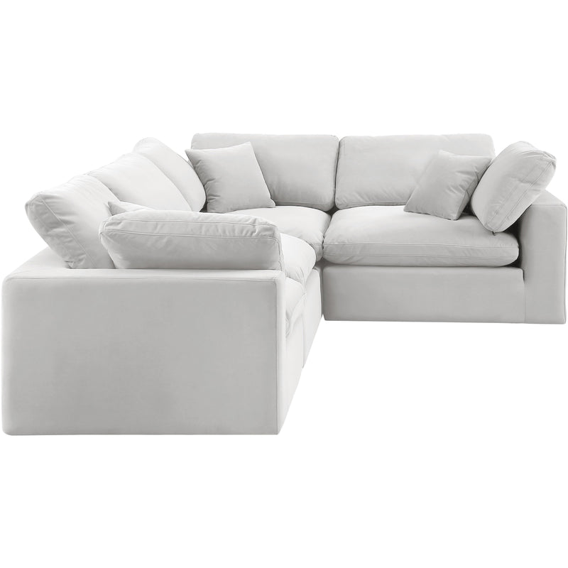 Diamond Modern Furniture Meridian Sectionals Stationary 189Cream-Sec4C IMAGE 5