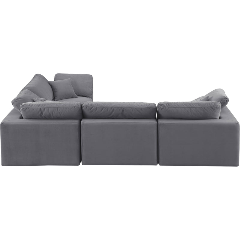 Diamond Modern Furniture Meridian Sectionals Stationary 189Grey-Sec4C IMAGE 4