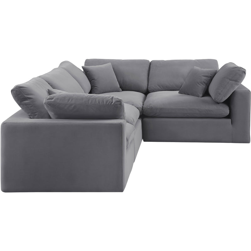 Diamond Modern Furniture Meridian Sectionals Stationary 189Grey-Sec4C IMAGE 5