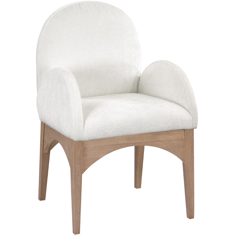 Diamond Modern Furniture Meridian Dining Seating Chairs 377Cream-AC IMAGE 3