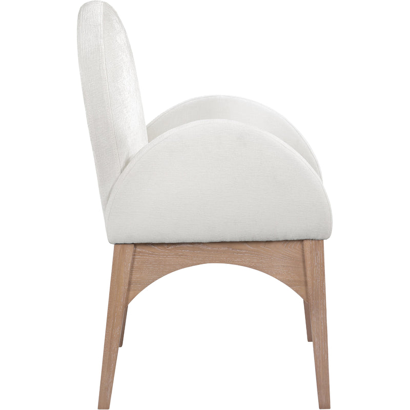 Diamond Modern Furniture Meridian Dining Seating Chairs 377Cream-AC IMAGE 5