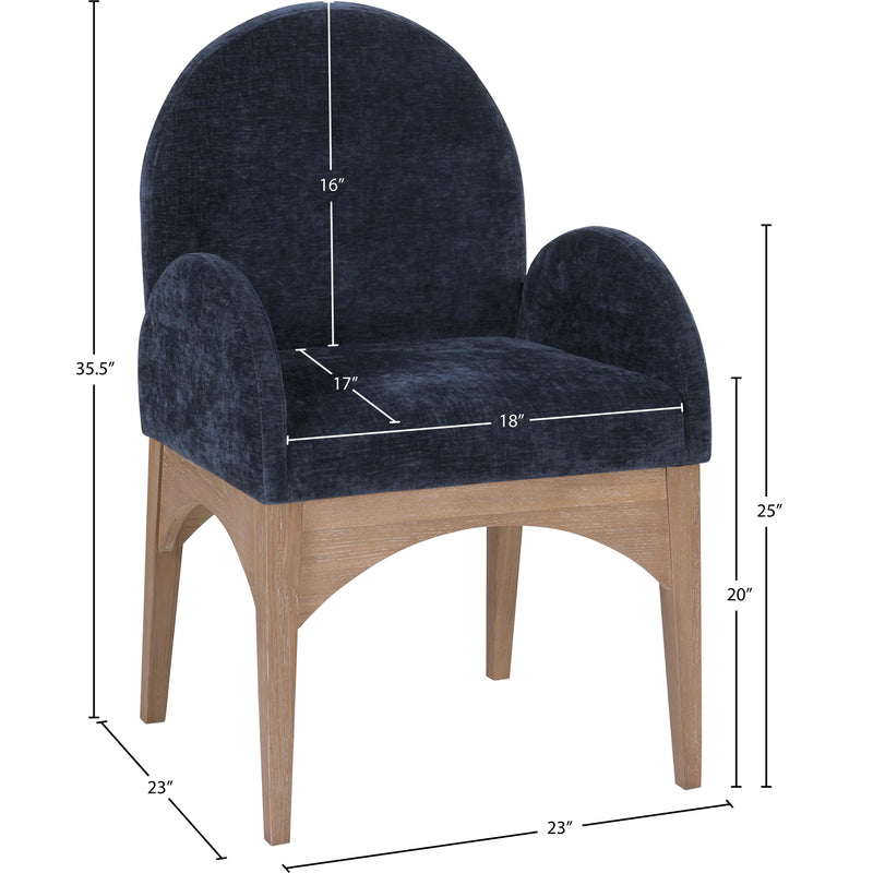 Diamond Modern Furniture Meridian Dining Seating Chairs 377Navy-AC IMAGE 10